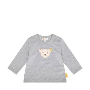 Steiff Langarmshirt soft grey melange