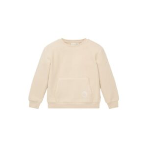 TOM TAILOR Fleece Sweatshirt Soft Light Beige