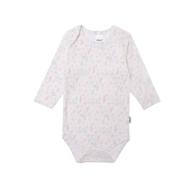 Liliput Baby-Body Blumen weiss-rosa