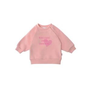 Liliput Sweatshirt 'Wenn es regnet sind alle Schaukeln frei' rosa