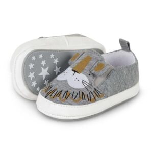 Sterntaler Baby-Schuh Löwe lichtgrau