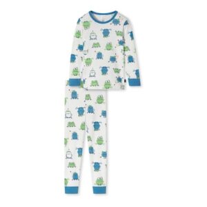 Schiesser Pyjama lang - Natural Love Organic Cotton off-white